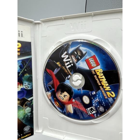 LEGO Batman 2: DC Super Heroes (Nintendo Wii, 2012) CIB Complete - Picture 6 of 6